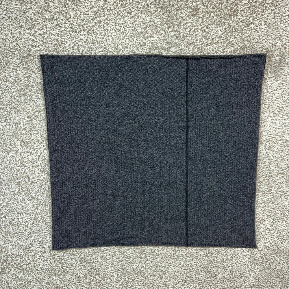 Lululemon Scarf Womens OS Black White Vinyasa Herringbone Yoga Wrap Snap Gym